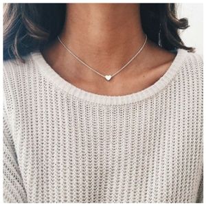 NWT 925 SILVER HEART CHOKER